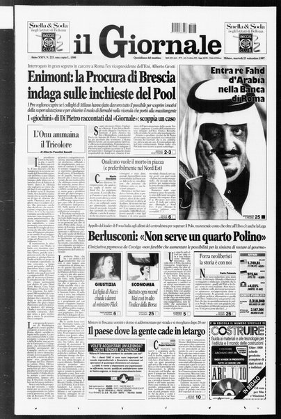 Il giornale : quotidiano del mattino